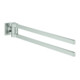 Grohe Doppel-Handtuchhalter Allure 460mm, schwenkbar 90Grad, supersteel-1