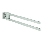 Grohe Doppel-Handtuchhalter Allure 460mm, schwenkbar 90Grad, supersteel