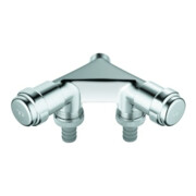 Grohe Double robinet d'arrêt 1/2", simple, chrome