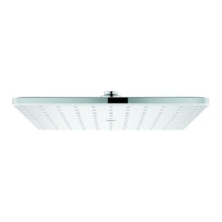 Grohe Douche de tête Rainshower Mono 310 Cube avec limiteur de débit 9,5 l/min, blanc