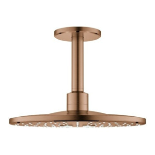 Grohe Douche de tête Rainshower SmartActive 310 mm DAusl 14,2 cm, 2 jets, acier brossé