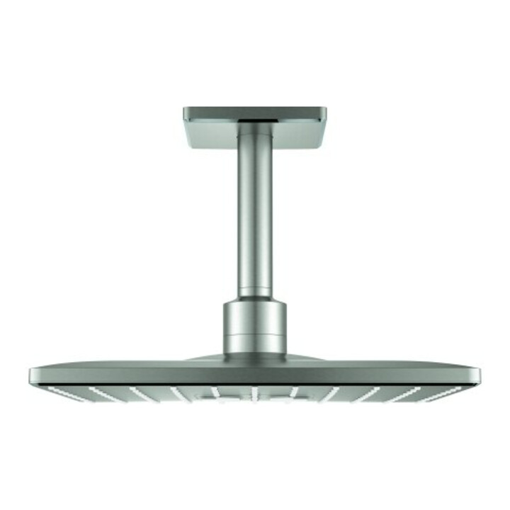 Grohe Douche de tête Rainshower SmartActiveCube 310 super chromé, sortie plafond 14,2 cm, 2 types de jet