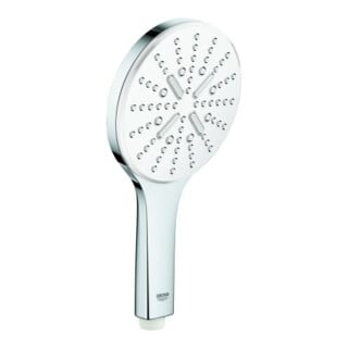 Grohe Douchette Rainshower SmartActive 130 blanc lune, 3 types de jets