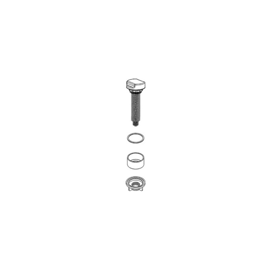 Grohe Drehgriff 42575 für Küchenspüle edelstahl