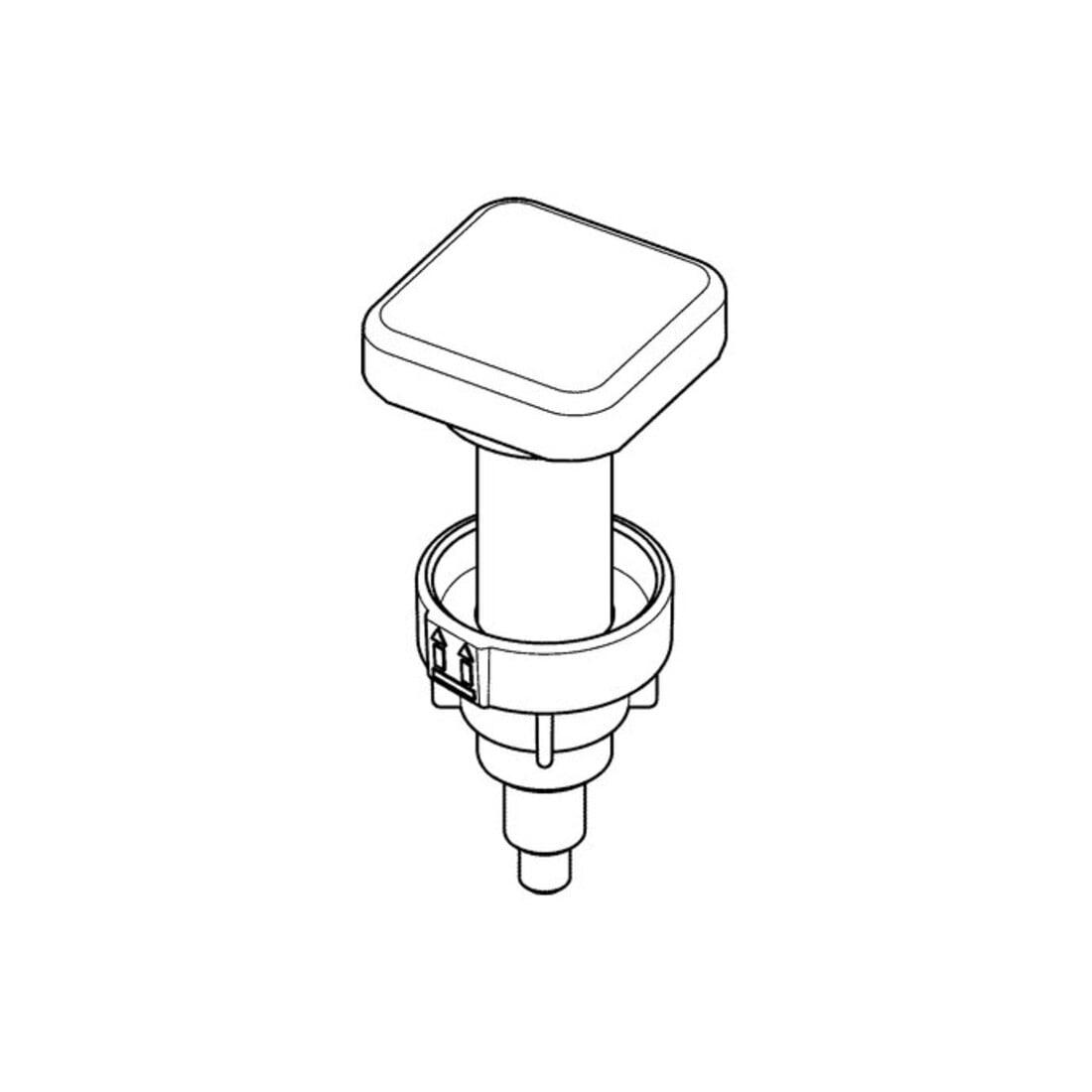 Grohe Drehgriff 42586 für Küchenspülen edelstahl