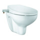 Grohe Dusch-WC Aufsatz Bau Keramik 2-in-1 Set, Sitz mit Deckel, alpinweiß-1