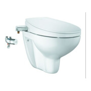Grohe Dusch-WC Cuvette Bau Céramique 3-en-1, Abattant avec Couvercle, blanc alpin