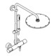 Grohe Duschsystem 310 RAINSHOWER mit Thermostatbatterie für die Wandmontage chrom-4