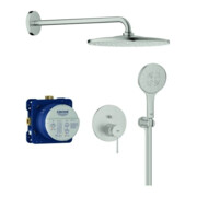 Grohe Duschsystem Essence UP avec Rainshower Mono 310, supersteel