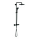 Grohe Duschsystem Euphoria 260 AP-Thermostat, Wandmontage, phantom black-1