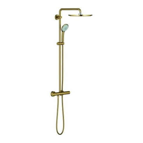 Grohe Duschsystem Euphoria 310 m AP-Thermostat, Wandmont., C sunr gebürstet