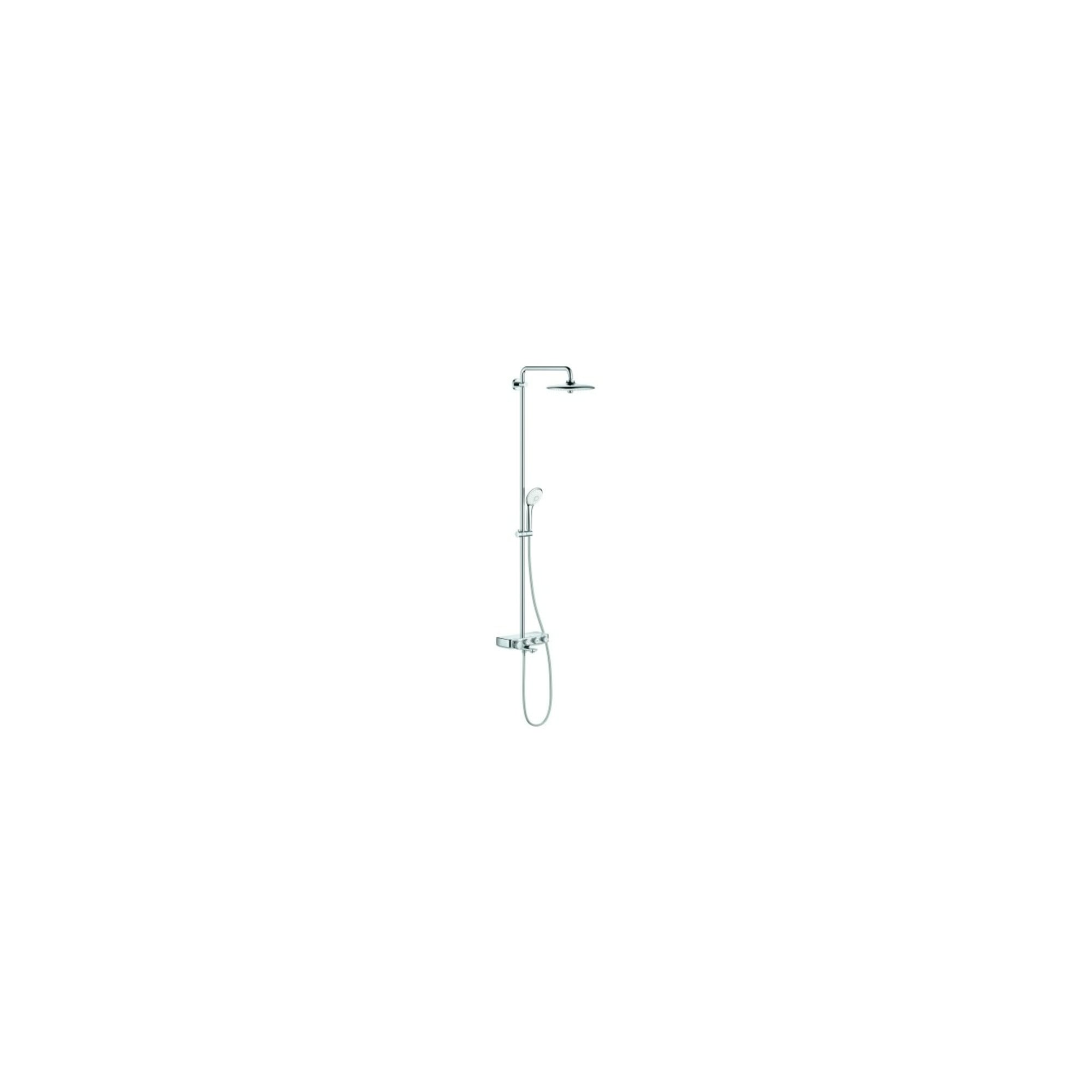 Grohe Duschsystem Euphoria SmartC 260 Mono AP-Wannen-Thermostat, Arm 45cm, chrom