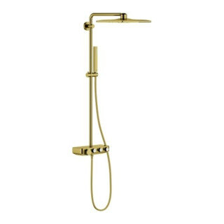 Grohe Duschsystem Euphoria SmartC 310 Cube D C sr g, mit AP-Thermostat, 45 cm schwenkbarer Arm