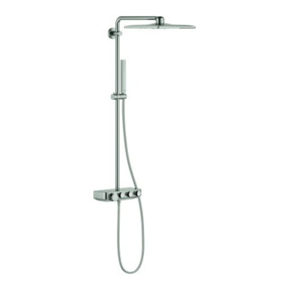 Grohe Duschsystem Euphoria SmartC 310 Cube D sst, m AP-Thermostat, Arm 45cm schwenkb.