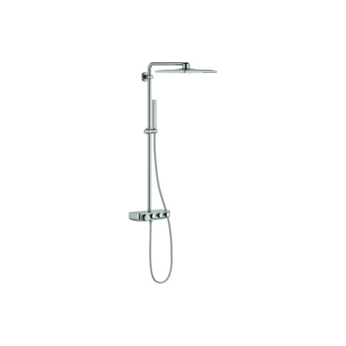 Grohe Duschsystem Euphoria SmartC 310 Cube D sst, m AP-Thermostat, Arm 45cm schwenkb.