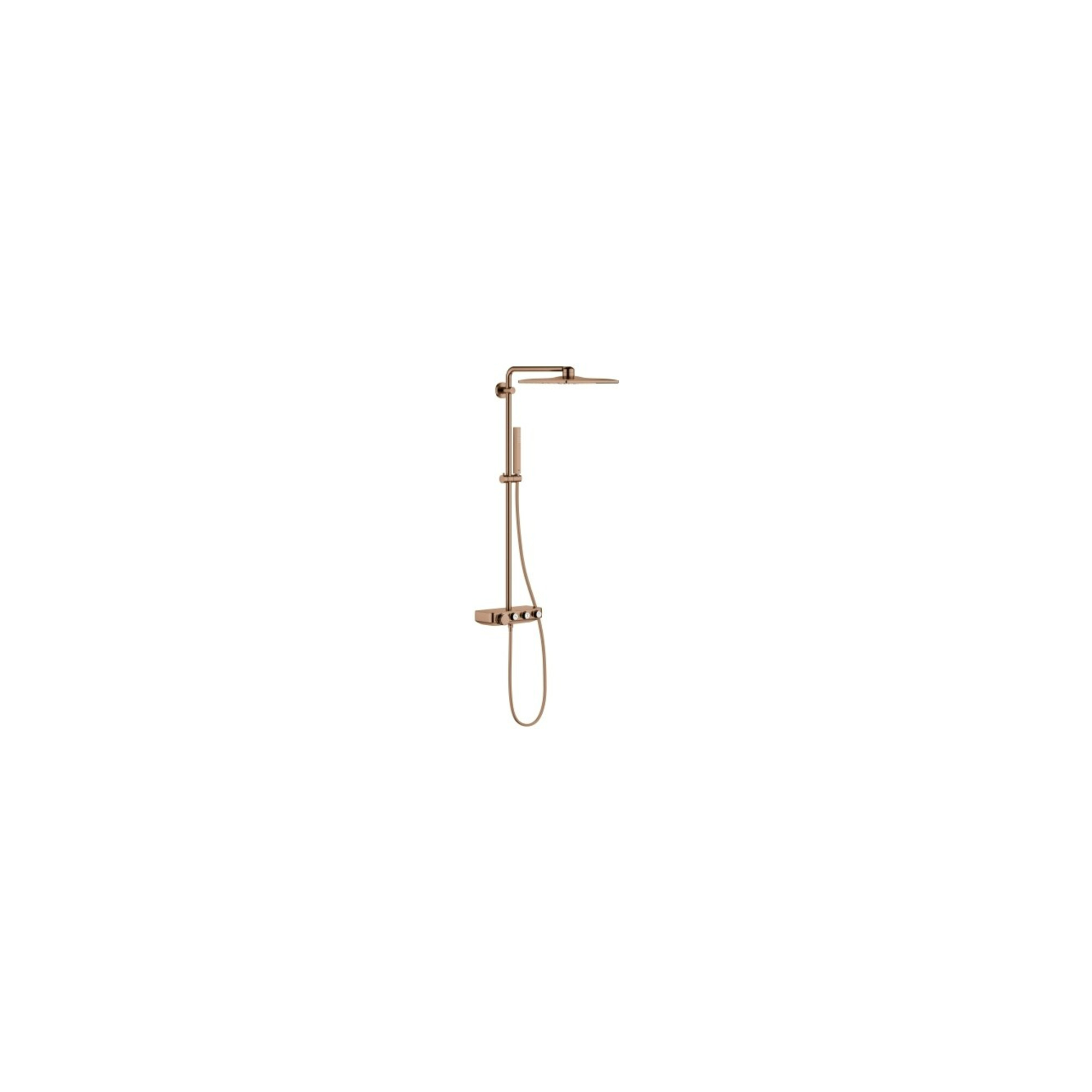 Grohe Duschsystem Euphoria SmartC 310 Cube D w ss g, m AP-Thermostat, Arm 45cm schwenkb.