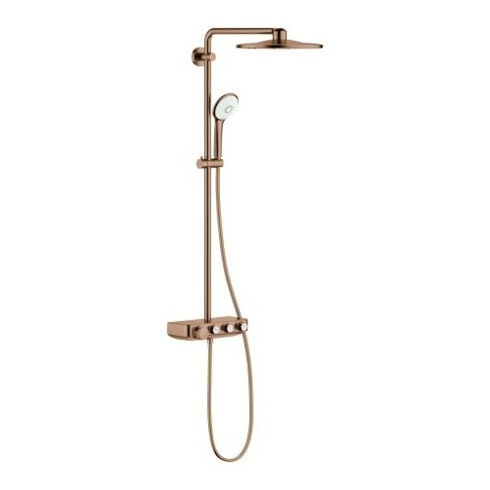Grohe Duschsystem Euphoria SmartC 310 Duo w ss g, m AP-Thermostat, Arm 45cm schwenkb.