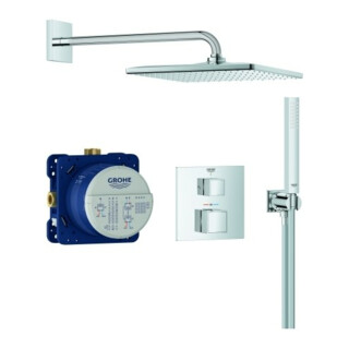 Grohe Duschsystem Grohtherm Cube UP, mit Kopfbrause, chrom