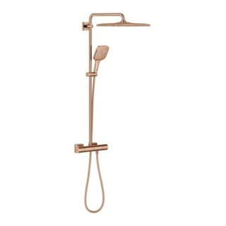 Grohe Duschsystem Rainshower SmartActive 310 Cube 26837 mit THM warm sunset