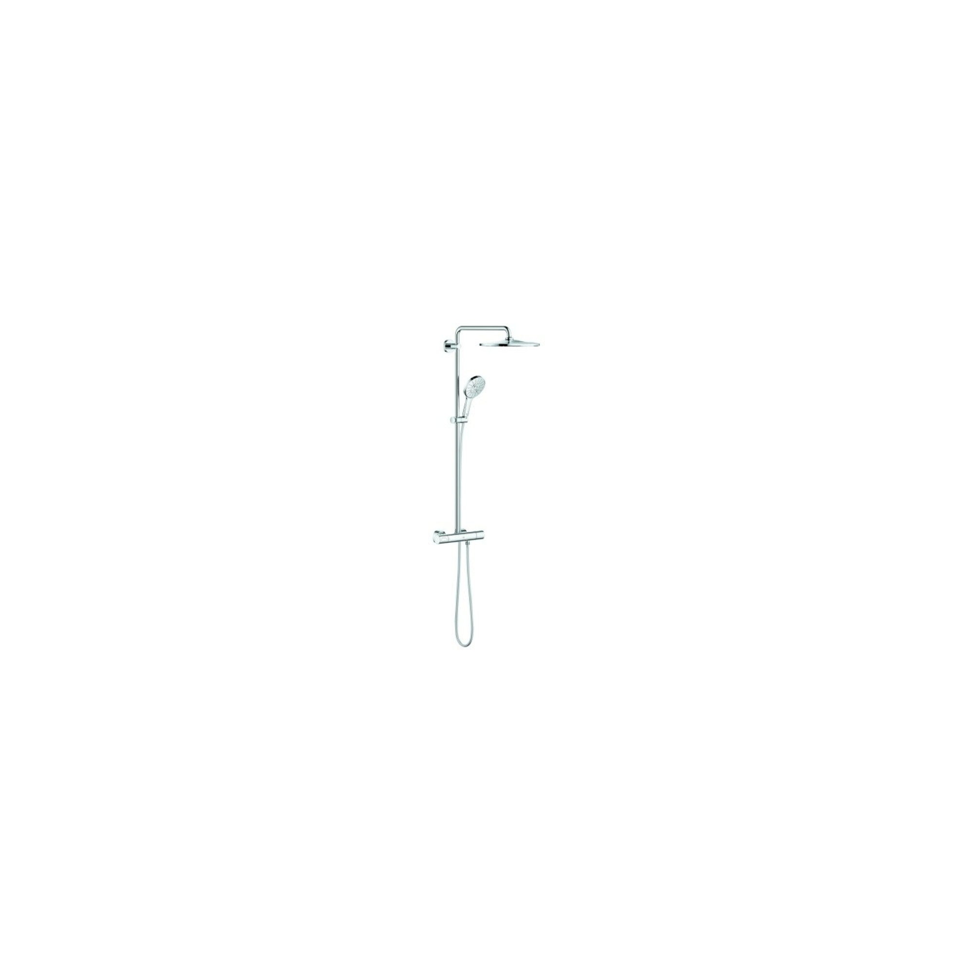 Grohe Duschsystem Rainshower SmartActive 310 mit AP-Thermostat, Wandmontage, chrom
