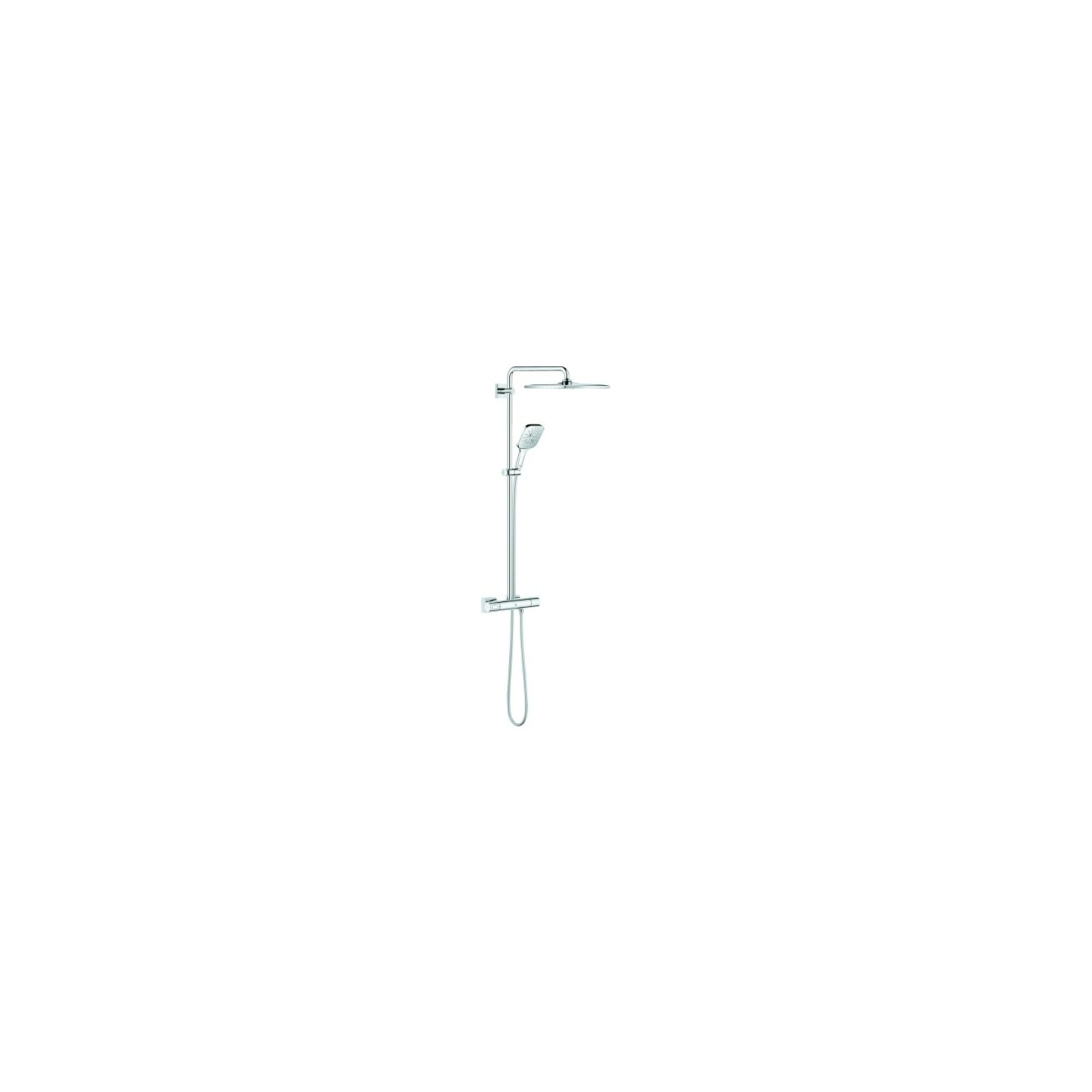 Grohe Duschsystem Rainshower SmartActive 310 mit AP-Thermostat, Wandmontage, chrom