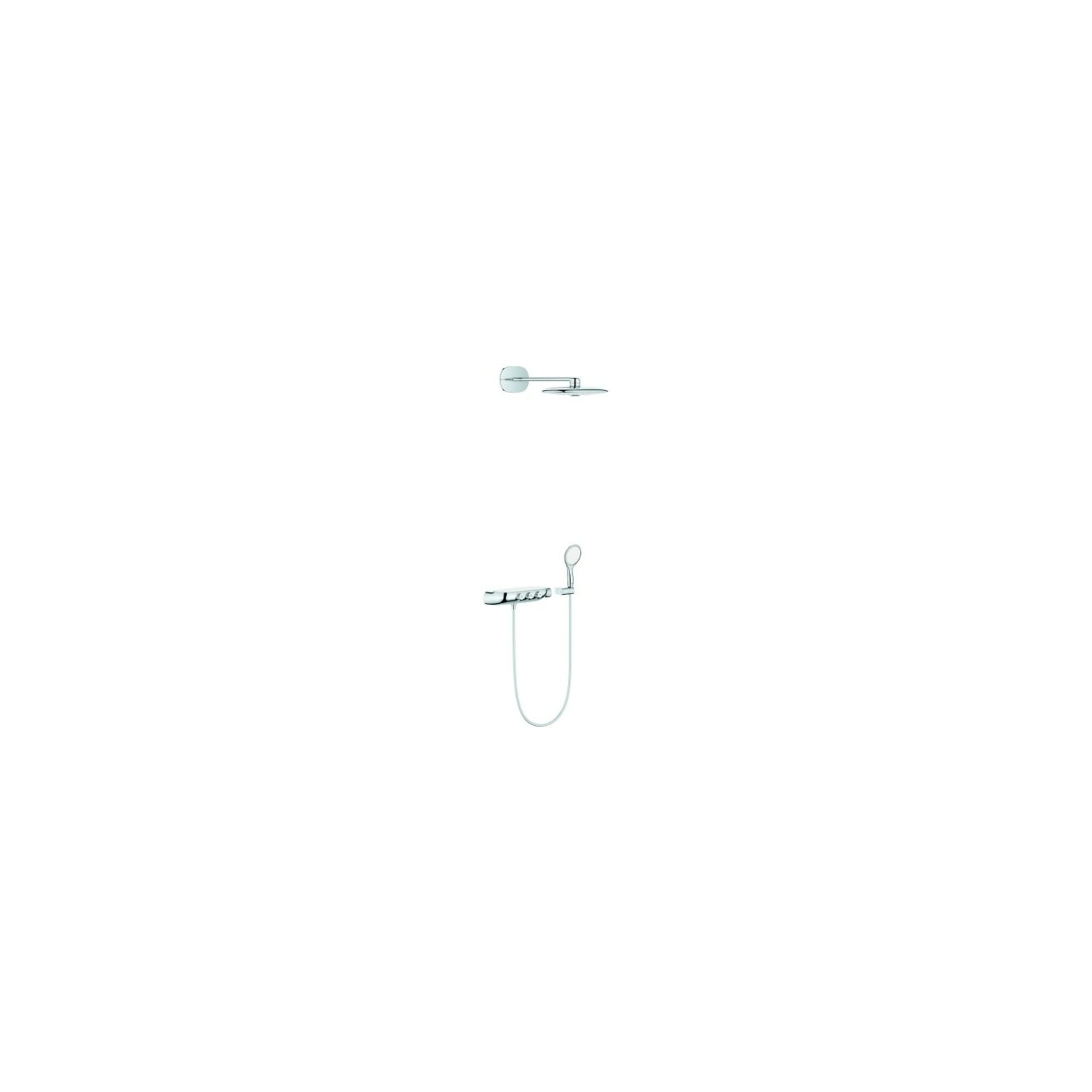 Grohe Duschsystem Rainshower SmartC 360Duo chr, m AP-Thermostat, AP/UP Kombination