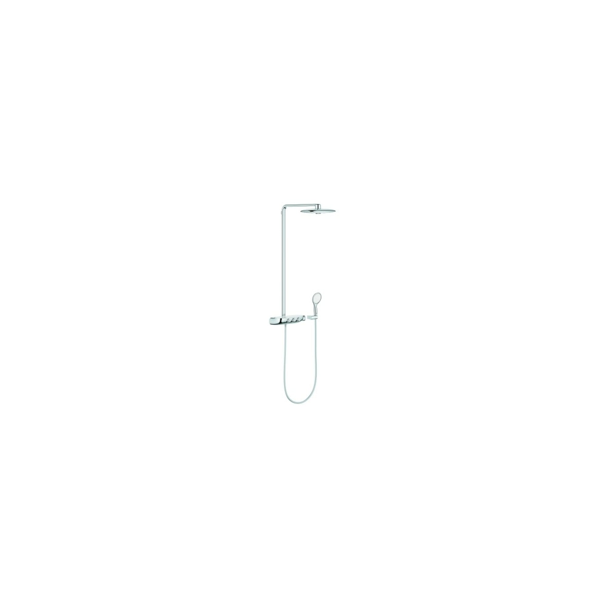 Grohe Duschsystem Rainshower SmartC 360Duo chrom, mit AP-Thermostat, Duscharm 50cm