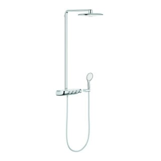 Grohe Duschsystem Rainshower SmartC Duo 360 m AP-Thermostat, montage mural, blanc lune