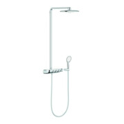 Grohe Duschsystem Rainshower SmartC Duo 360 m AP-Thermostat, montage mural, blanc lune