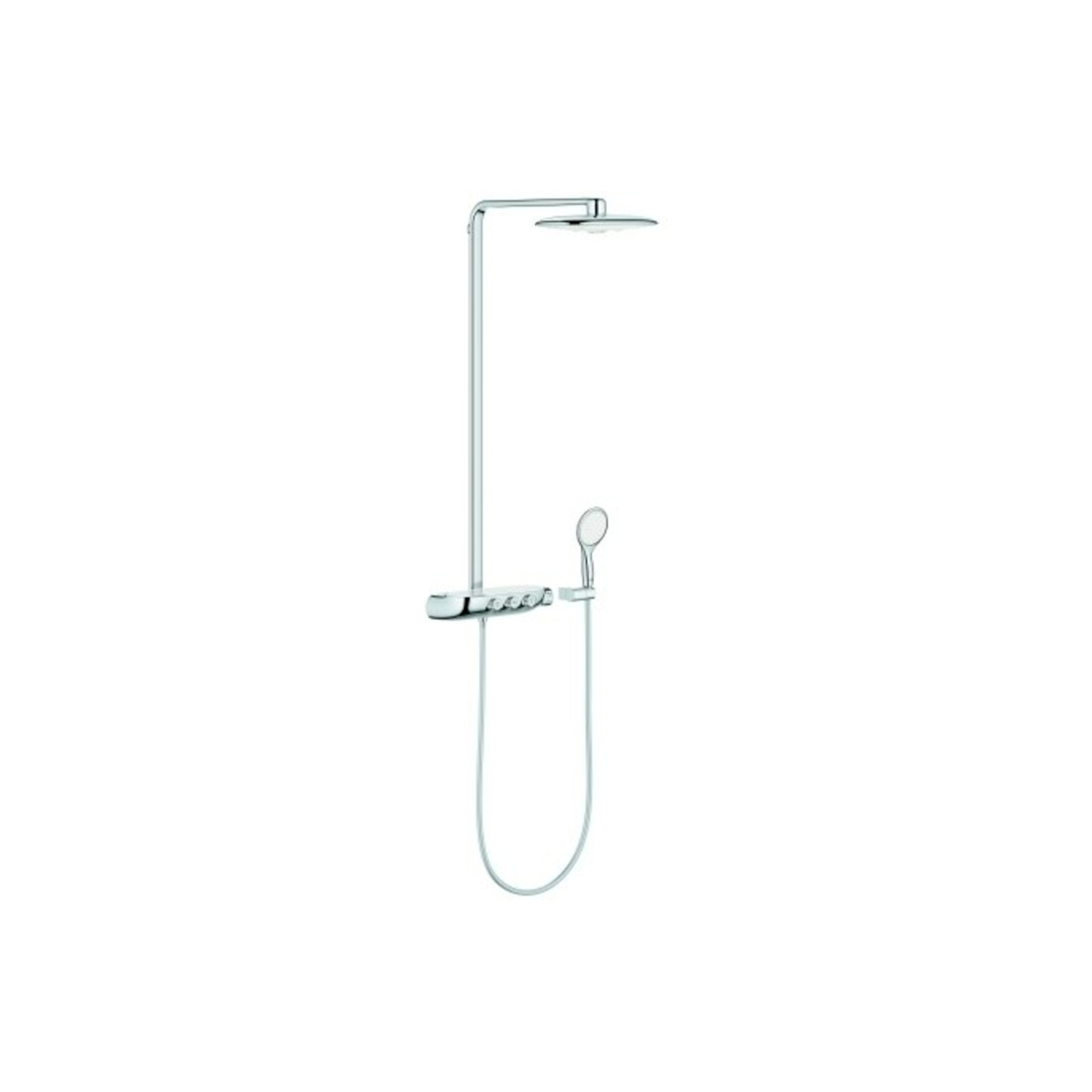 Grohe Duschsystem Rainshower SmartC Duo 360 m AP-Thermostat, Wandmontage, moon white