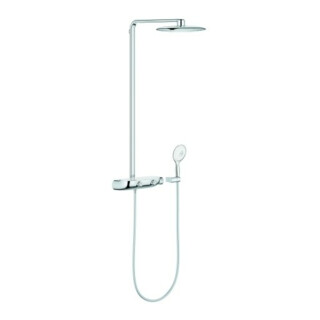 Grohe Duschsystem SmartControl 360 Mono chrome, avec thermostat AP, bras de douche 50 cm