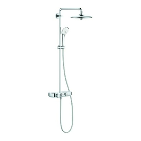 Grohe Duschsystem Euphoria SmartC 260 Mono AP-Thermostat, Duscharm 45cm, chrom