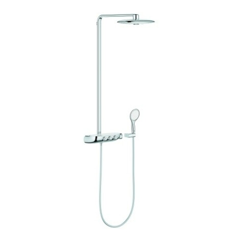 Grohe Duschsystem Rainshower SmartC 360Duo chrom, mit AP-Thermostat, Duscharm 50cm