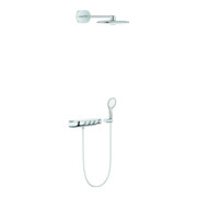 Grohe Duschsystem SYSTEM SMARTCONTROL 360 DUO RAINSHOWER mit Thermostatbatterie moon white