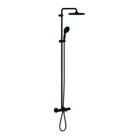 Grohe Duschsystem Tempesta 250 26672_1 Wannen-Thermostat KB Tempesta 250 matt black