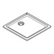 Grohe Duschwanne Universal alpinweiß, Acryl, 80x80x3cm-3