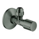 Grohe Eckventil 1/2", hard graphite gebürstet-1
