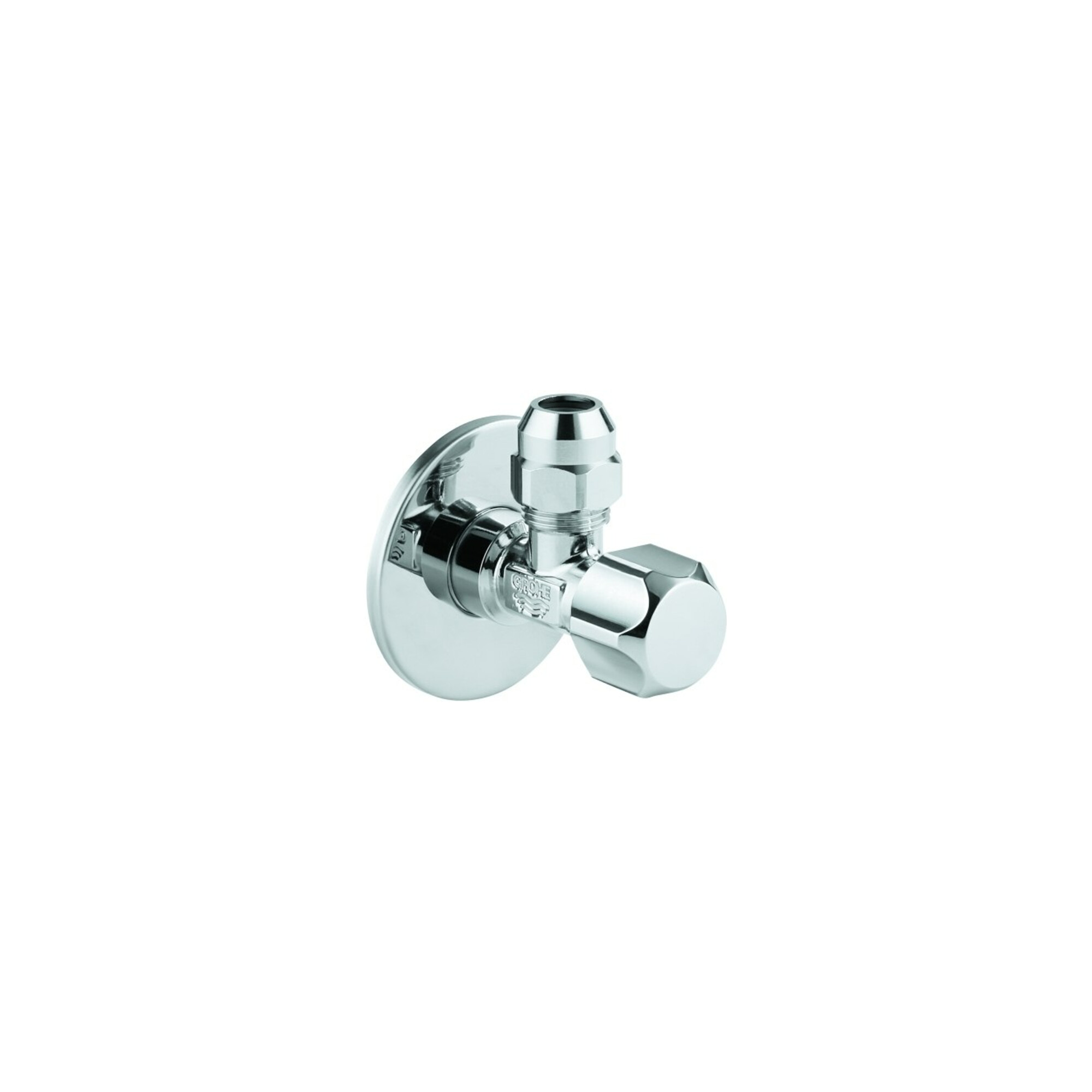 Grohe Eckventil 1/2", selbstdicht. Anschl.-G., chrom
