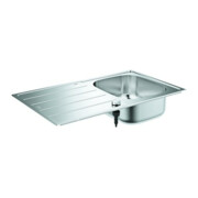 Grohe Einbauspüle K200 45-S 86/50 1.0 rev 86x50cm, m Tropffl, aufl, 1 Beck., ES