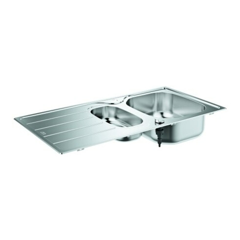 Grohe Einbauspüle K200 60-S 96,5/50 1.5 rev 96,5x50cm, m Tropffl, aufl, 1,5 B, ES