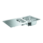 Grohe Einbauspüle K200 60-S 96,5/50 1.5 rev 96,5x50cm, m Tropffl, aufl, 1,5 B, ES