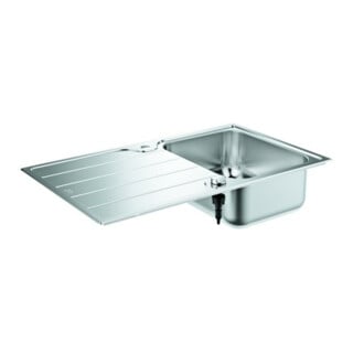 Grohe Einbauspüle K500 45-S 86/50 1.0 rev 86x50cm, m Tropffl, aufl, 1 Beck., ES