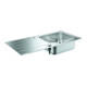 Grohe Einbauspüle K500 60-S 100/50 1.0 rev 100x50cm, m Tropffl, aufl o fbdg, 1 B, E-1