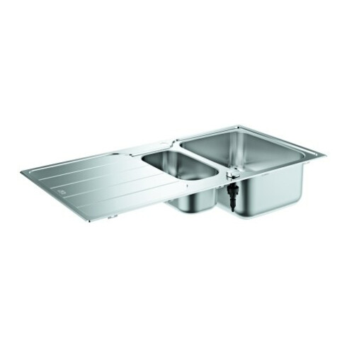 Grohe Einbauspüle K500 60-S 100/50 1.5 rev 100x50cm, m Tropffl, aufl, 1,5 Beck., ES