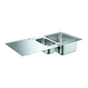 Grohe Einbauspüle K500 60-S 100/50 1.5 rev 100x50cm, m Tropffl, aufl, 1,5 Beck., ES