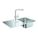 Grohe Einbauspüle-Set K500 Minta 86x50cm, 1 Be, m EH-Spültischarmatur, ES-1