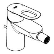 Grohe Einhand-Bidetbatterie BAULOOP DN 15 chrom-4