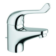Grohe Einhand-Sicherheitsmischbatterie für Waschtisch Euroeco Special chr, m Zugstangen-Ablaufgarnitur 1 1/4