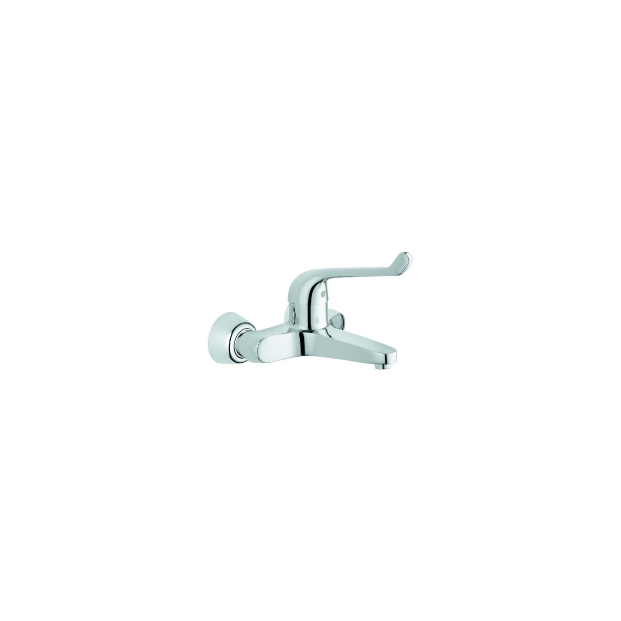 Grohe Einhand-Sicherheitsmischbatterie für Waschtisch Euroeco Special chrom, Ausladung 20,4cm
