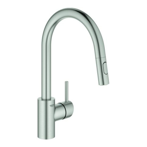 Grohe Spültisch-Einhebelmischer Concetto 1/2", h. Ausl, ausz Dual Br., superst.